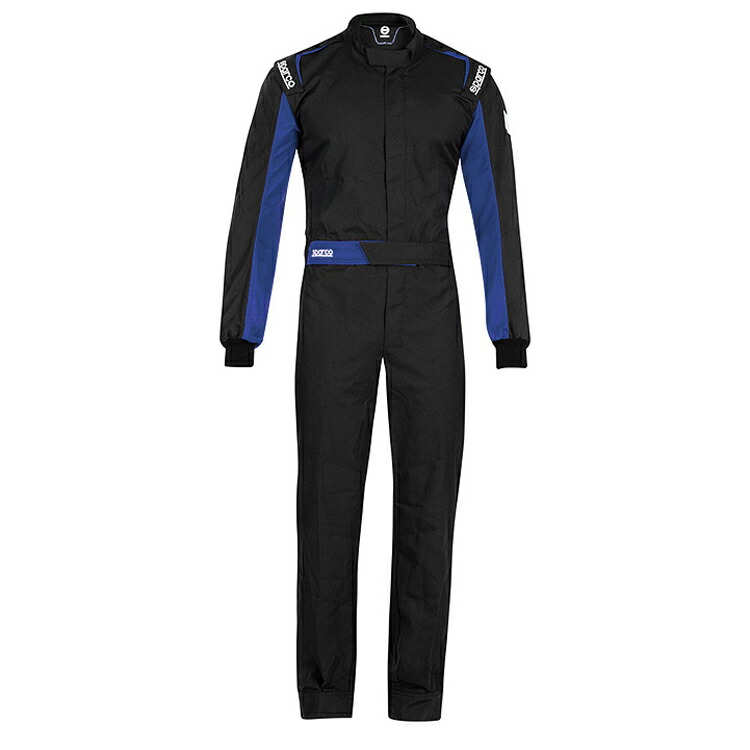 SPARCO スパルコ ONE レーシングスーツ 黒いこと×青碧 SFI 3.2A/1標準尺度 (001059NRAZ)