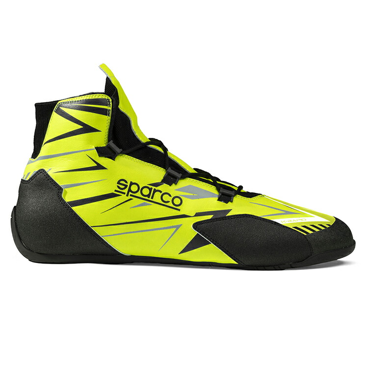SPARCO スパルコ K-RAPID LACES レーシングシューズ イエロー FIA8877-2022公認 レーシングカートレース専用 (BKB0003B0Y04) MY2025 ※四輪レース使用不可