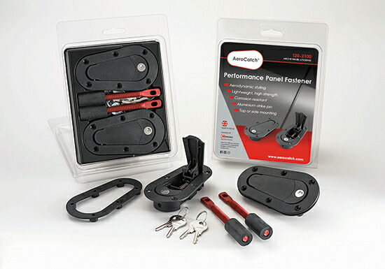 楽天市場】Aerocatch エアロキャッチ ボンネットピン 120-2000 キー