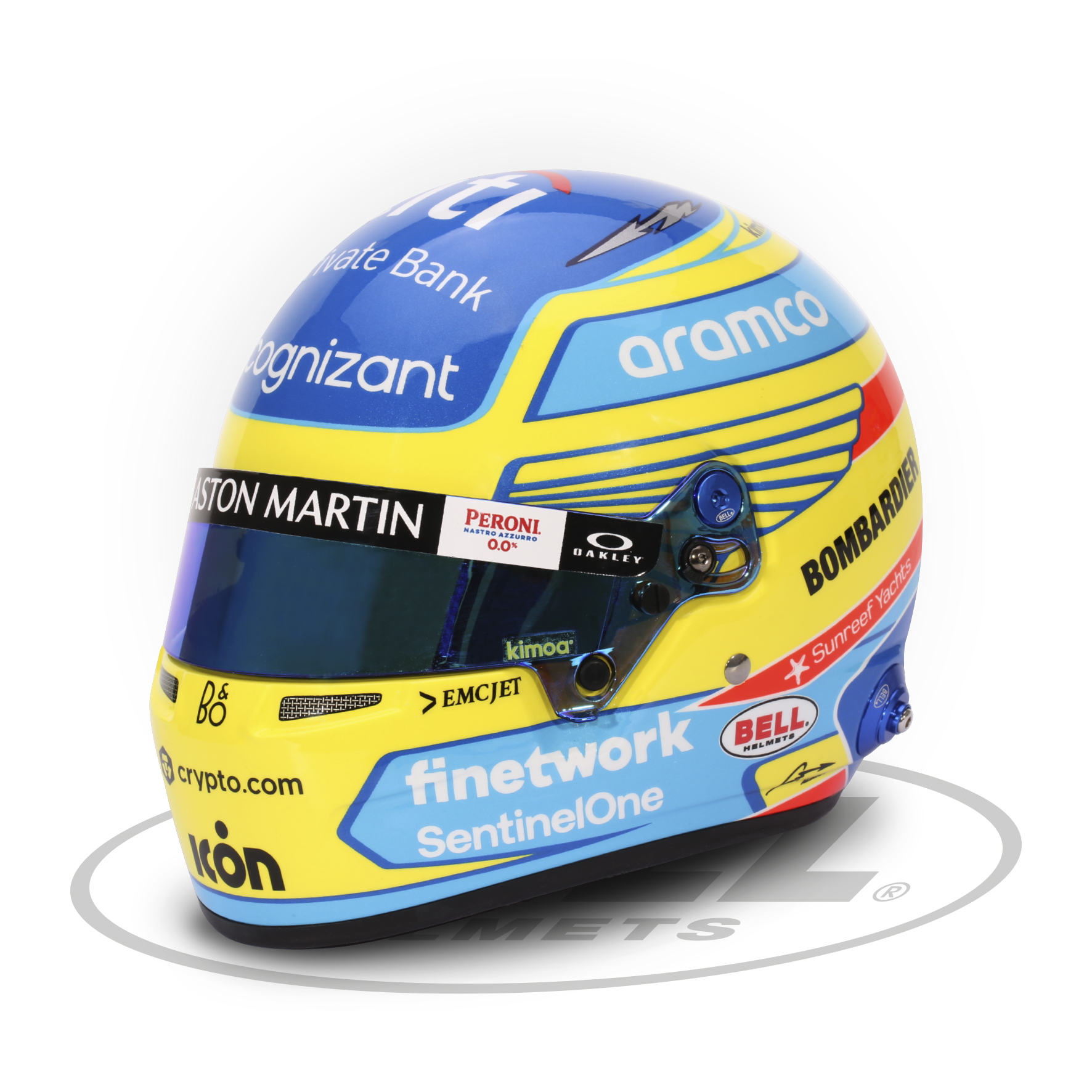 楽天市場】F1 1/2サイズ ヘルメット カルロス サインツ Carlos Sainz 