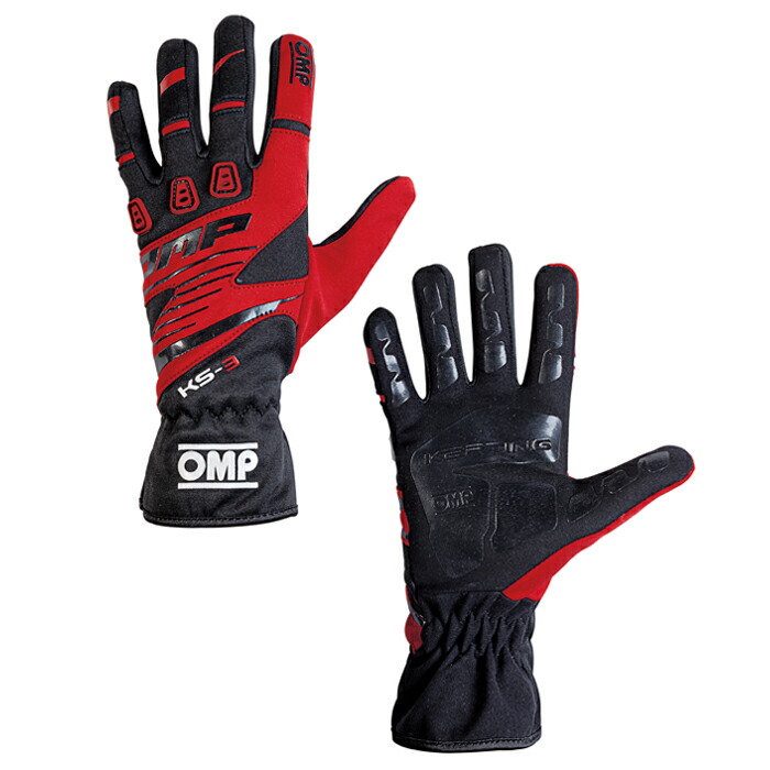 楽天市場】OMP KS-4 GLOVE レッド×ブラック レーシンググローブ レーシングカート・走行会用 (KK02744E060) : モノコレ