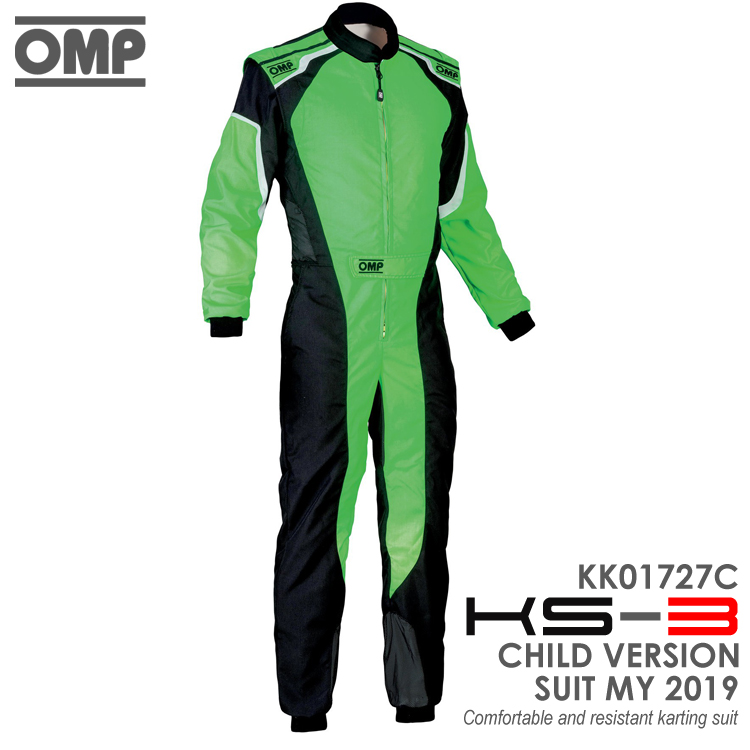 【楽天市場】OMP KS-3 SUIT ADULT グリーン×ブラック レーシング