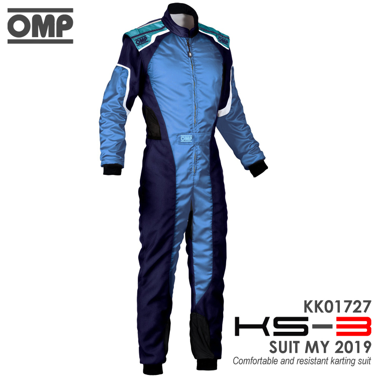 楽天市場】OMP KS-3 SUIT キッズ・ジュニア用 ブルー×シアン 