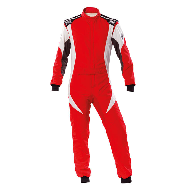 OMP FIRST-EVO SUIT MY2020 レッド×ホワイト 063 レーシングスーツ FIA8856-2018公認 Red×White  選ぶなら