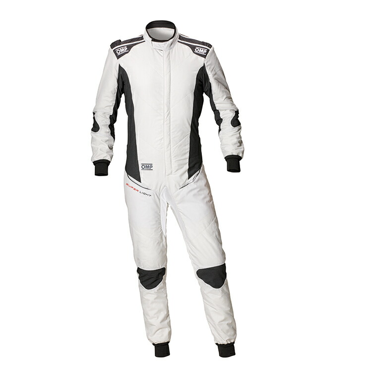 OMP TECNICA SUPER LIGHT SUIT ホワイト×アンスラサイト (373) レーシングスーツ FIA8856-2018公認モデル (IA0-1870-A01-373) MY2025