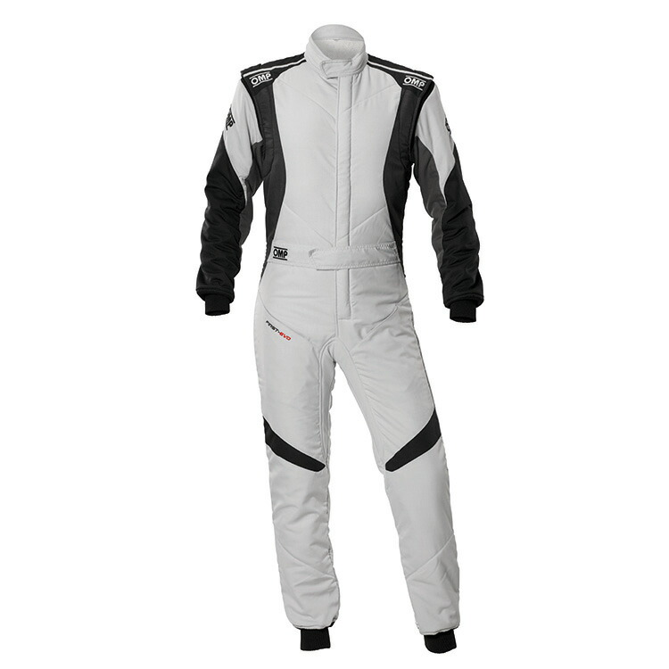 OMP FIRST EVO SUIT ライトグレー×アンスラサイト (089) レーシングスーツ FIA8856-2018公認モデル (IA0-1874-A01-089) MY2025
