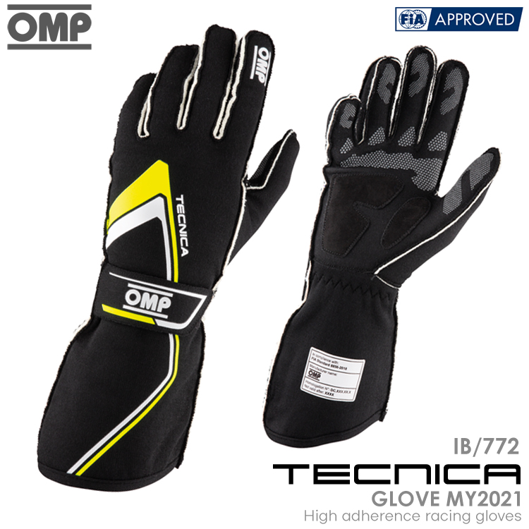 楽天市場】OMP TECNICA GLOVE MY2021 ブラック×レッド レーシング