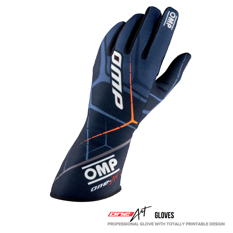 OMP KS-4 GLOVE イエロー×ブラック レーシンググローブ 走行会用 レーシングカート KK02744E178