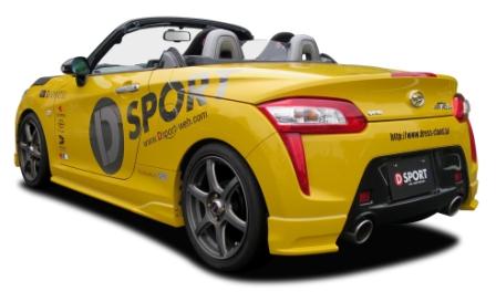 楽天市場】Dsport コペン フロントロアスカート ダイハツ コペン CERO