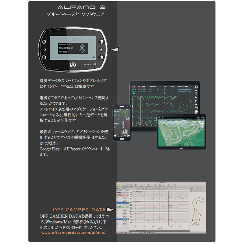 Alfano アルファノ 6 本体剞けつ データロガーキット レーシングカート モータースポーツ狙 Marchesoni Com Br