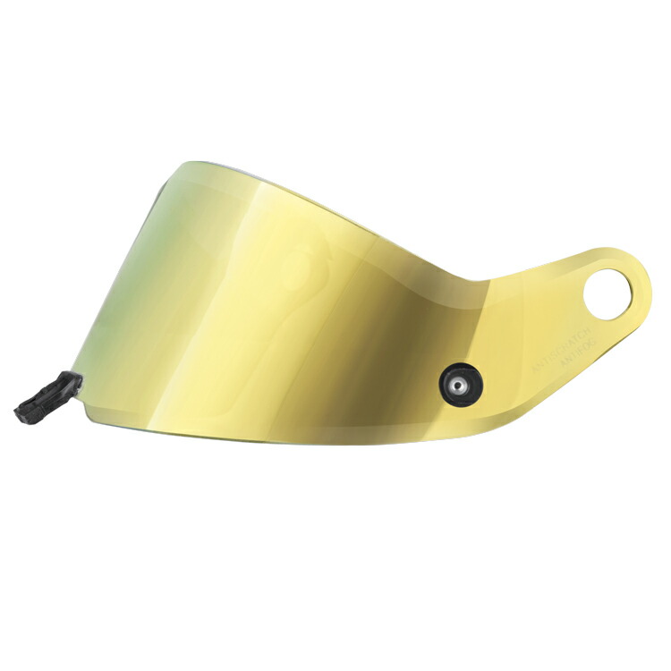 STILO HELMET ST6 VISOR DARK SMOKE YELLOW 純正ミラーバイザー ダークスモーク イエロー アンチフォグ仕様 (YA0915 -YA0915ABP)