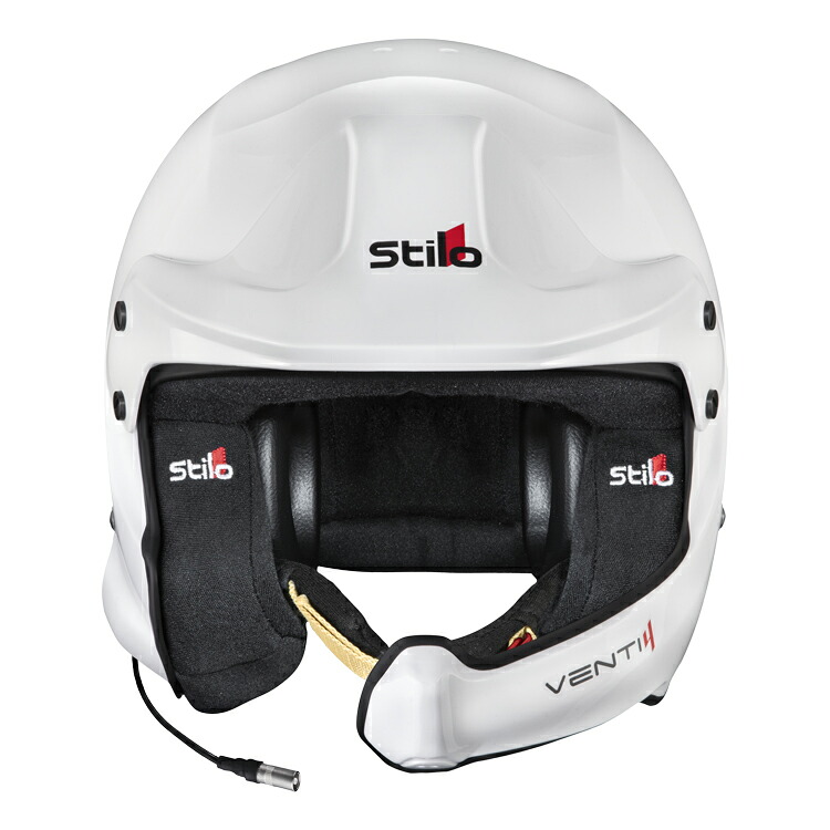 STILO HELMET VENT4 WRC COMPOSITE TURISMO HANS FIA8859-2024 SNELL SA2020 グロスホワイト コンポジット ヘルメット (AA0224CG2Vsz0101)｜モノコレ