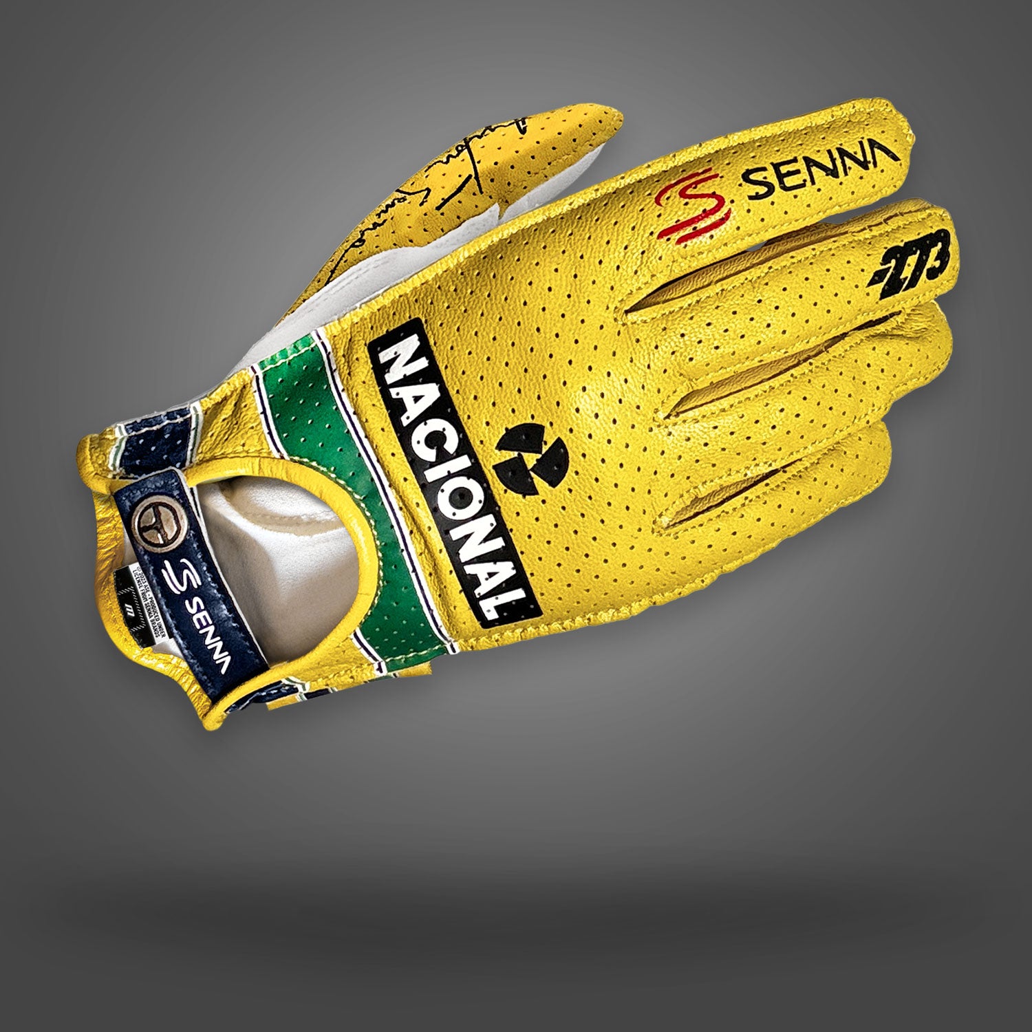 楽天市場】-273 レーシンググローブ AYRTON SENNA レッド RED