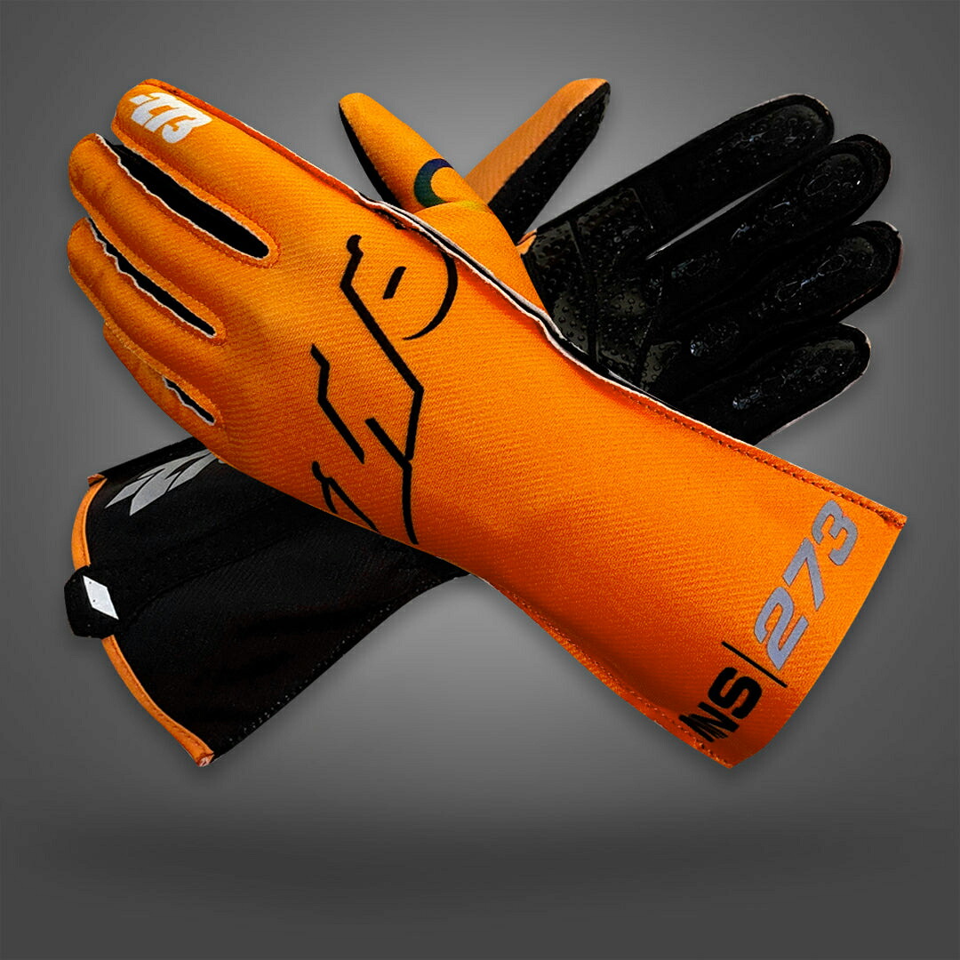 -273 MNS-1 Papaya Orange（オレンジ） 外縫い レーシンググローブ レーシングカート・走行会用グローブ MY2025 SUMMER 9,763円
