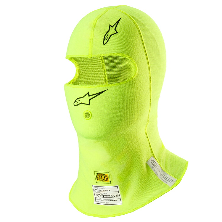2026 NEW MODEL アルパインスターズ ZX EVO V3 BALACLAVA フェイスマスク イエロー(55) FIA8856-2018公認モデル TECHNICAL UNDERWEAR (4750126-55) MY2026