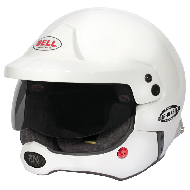 BELL RACING MAG10 RALLY PRO HANS FIA 8859-2024 SNELL SA2020 カーボングラス コンポジット シェル オープンフェイス ヘルメット (134621X) MY2025
