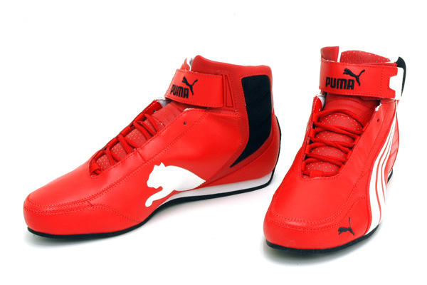 red puma racing shoes