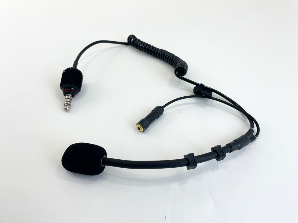 モータースポーツヘルメット用 ケテル ノイズレス マイクセット ケテル KTM-132 ジェット型ヘルメット用 小型軽量ワンタッチ取り付け