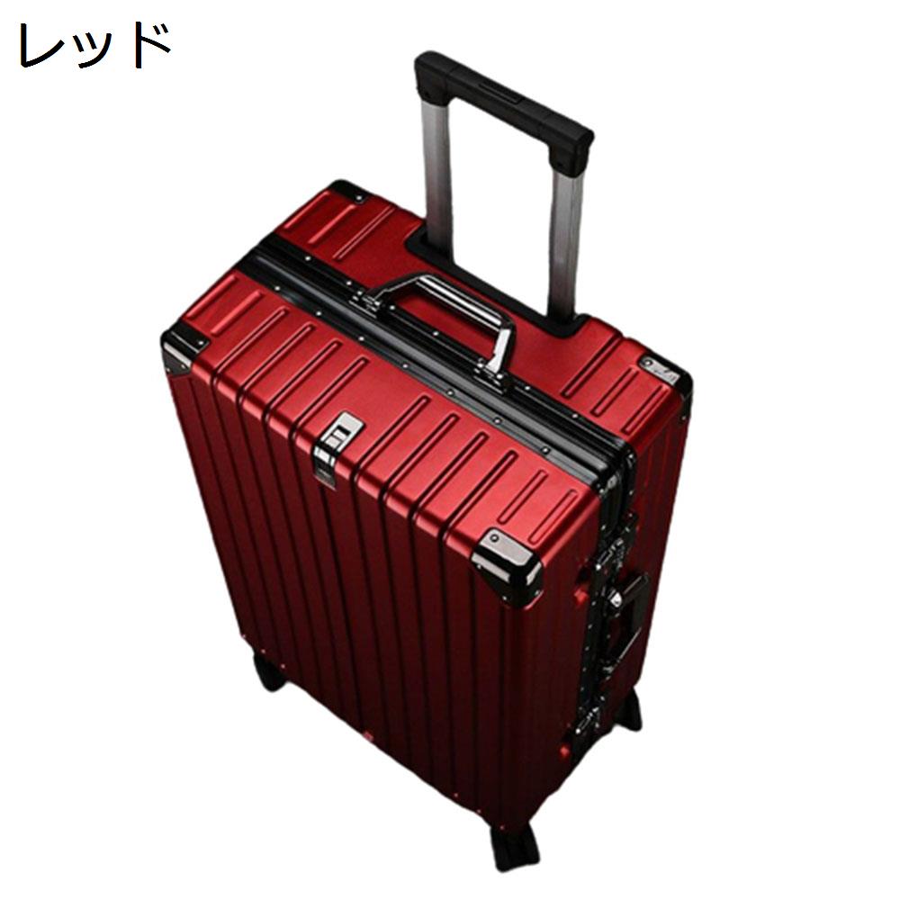 旅行バッグ 持ちはこび入れもの 機内持ち込み 40L キャリーバッグ TSA鍵を掛ける積み上げる 軽銀ひな型 超軽さ 小型 耐衝撃 静音 ダブルキャスター 360度回転させる 旅する 商行為 出張 赤いこと S大きさ（1-3泊）