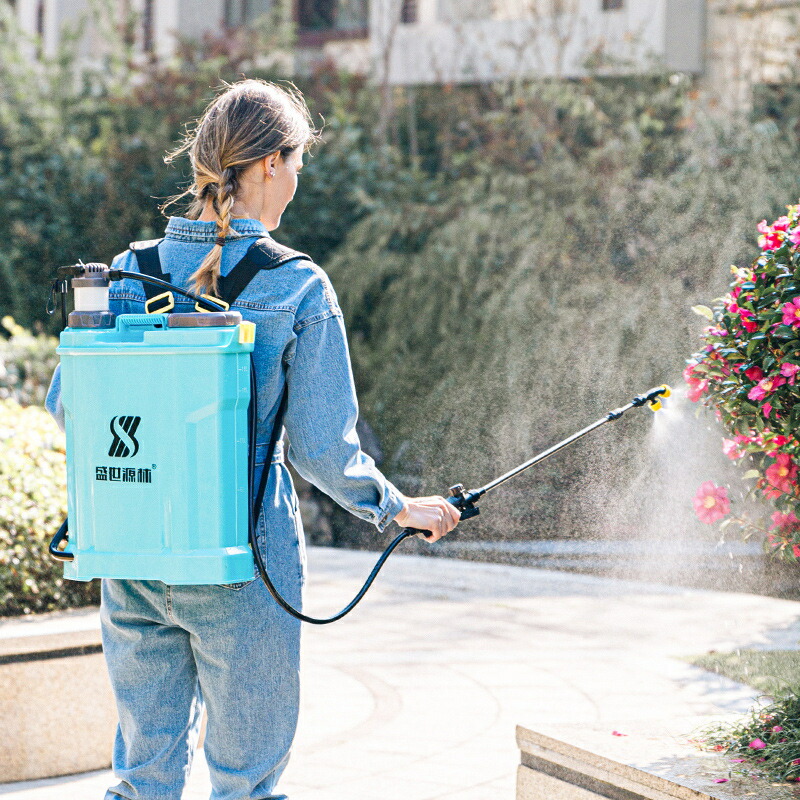 噴霧器 手動 除草剤 (背負い式 16L) ランドセルタイプ ポータブル噴霧器 除草剤 散布器 蓄圧式 ノズル ポータブル 農薬 散水 殺菌 庭木 消毒 除草 ガーデニング 農園 畑 殺虫 液体肥料｜Mono88