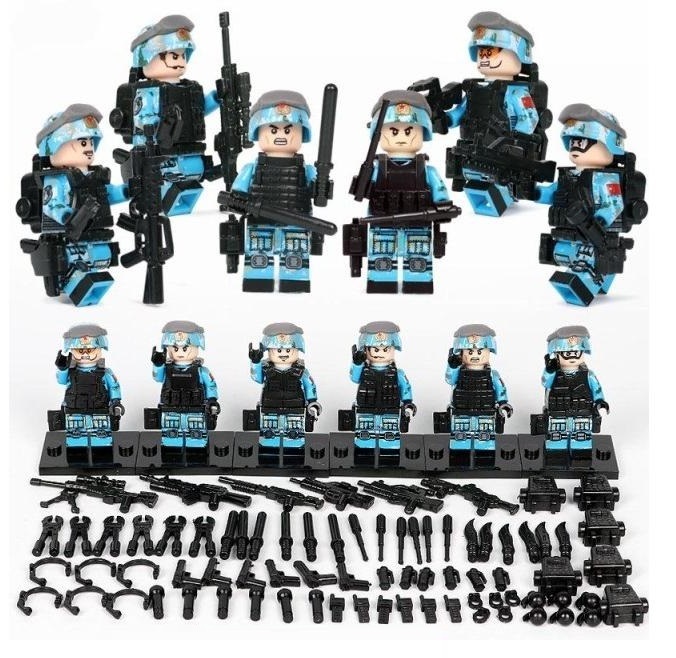 楽天市場】MOC LEGO レゴ ブロック 互換 WW2 第二次世界大戦 ドイツ軍 ナチス 指揮官 兵士 ミニフィグ 8体セット 大量武器 装備  兵器付き : MONO BASE