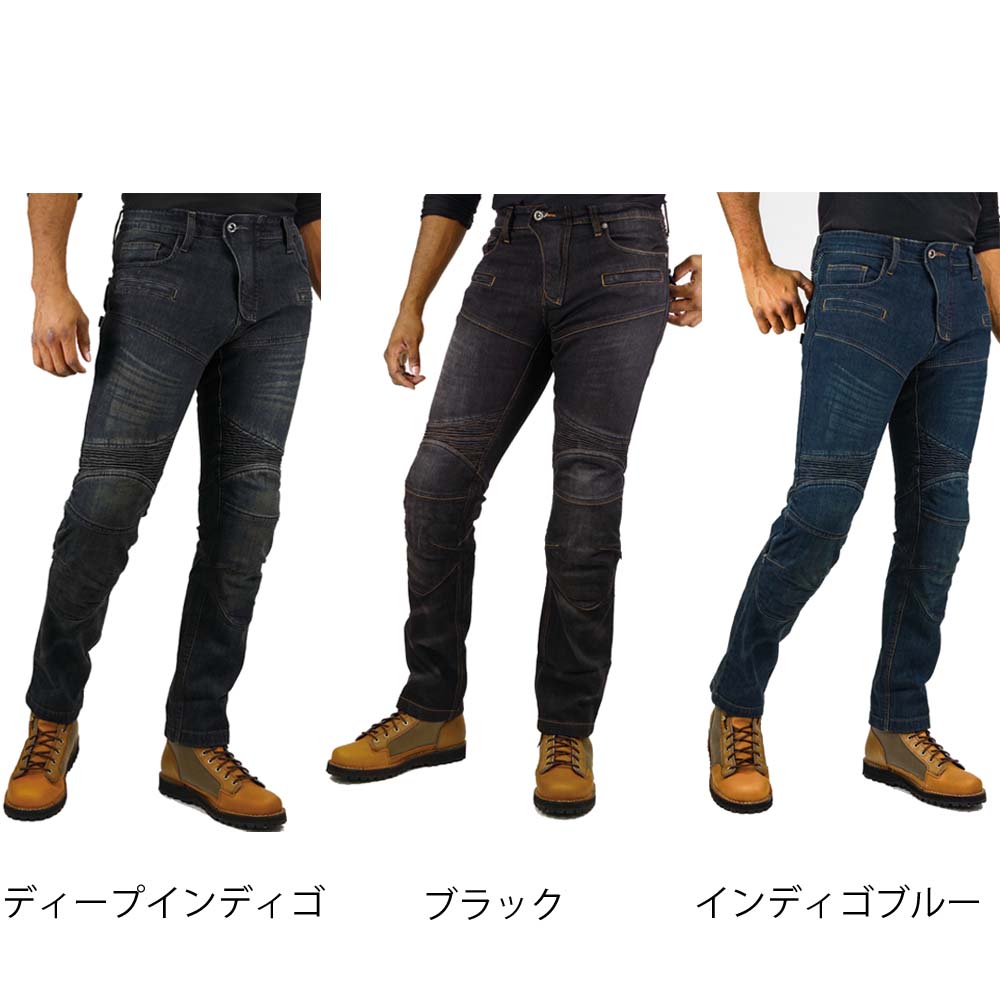 一部在庫有★コミネ (KOMINE) ★ 07-728 PK-718II スーパーフィット KV デニムジーンズ オールシーズン 07-728
