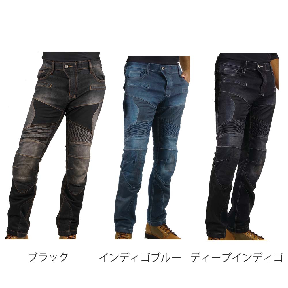 コミネ WS~4XL 07-7393 スーパーフィット プロテクトメッシュジーンズ レディースサイズ設定あり KOMINE WJ-7393S