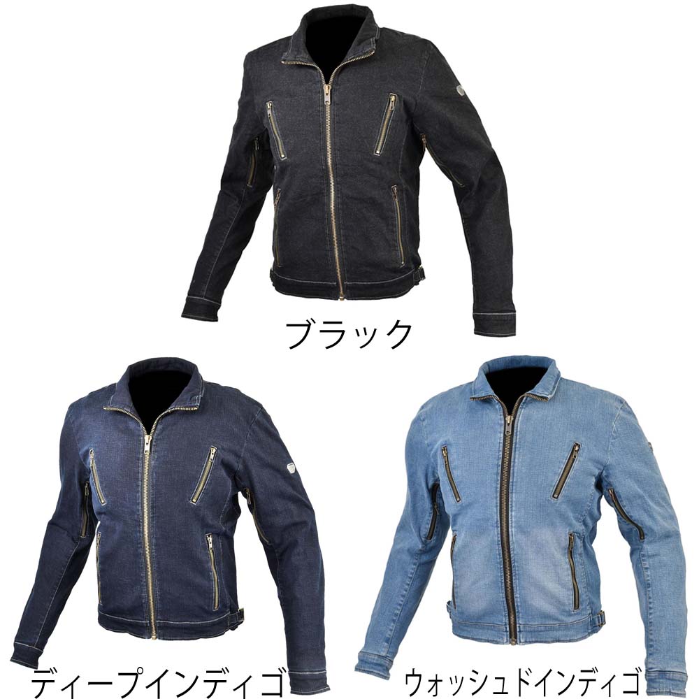 コミネ 07-153 プロテクトデニムシングルジャケット フルプロテクション KOMINE JK-153｜モノダイレクト 11,330円