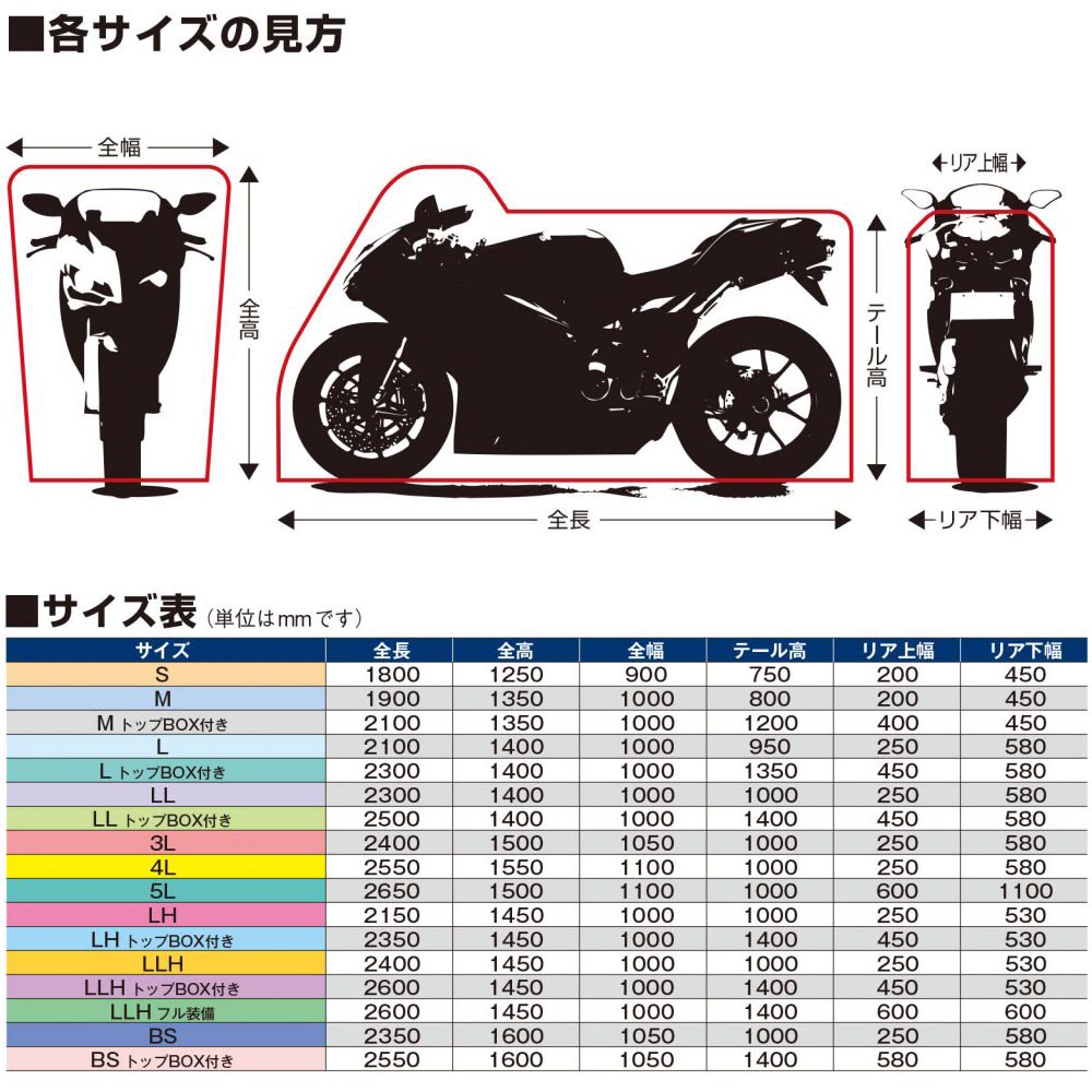 レイト商会(REIT) MCPハイスペック バイクカバー バイクガード BC005