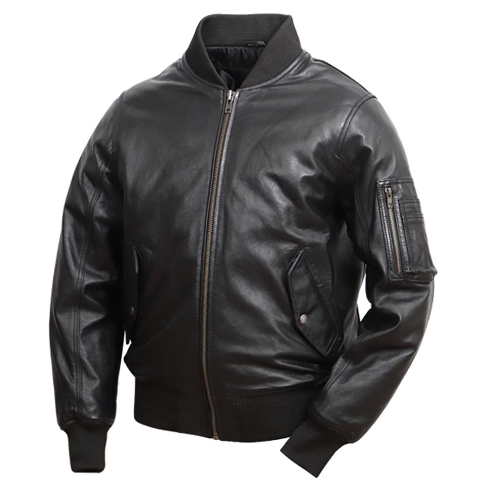 【デグナーWEB正規代理店】 デグナー 21WJ-1 MA-1 シープ レザージャケット SHEEP LEATHER JACKET 肩、肘、胸、背中に着脱可能プロテクターを標準装備 タウンユースでも使いやすく、着回し力抜群 ブラック DEGNER 21WJ-1|モノダイレクト