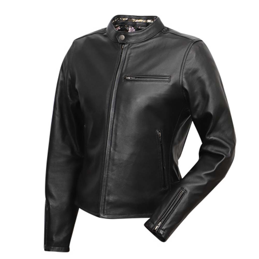 【デグナーWEB正規代理店】 デグナー FR21SJ-15K 金襴 レディースレザージャケット Kimono Brocade Ladies' Leather Jacket 肩、肘、背中、胸プロテクター標準装備 DEGNER FR21SJ-15K｜モノダイレクト