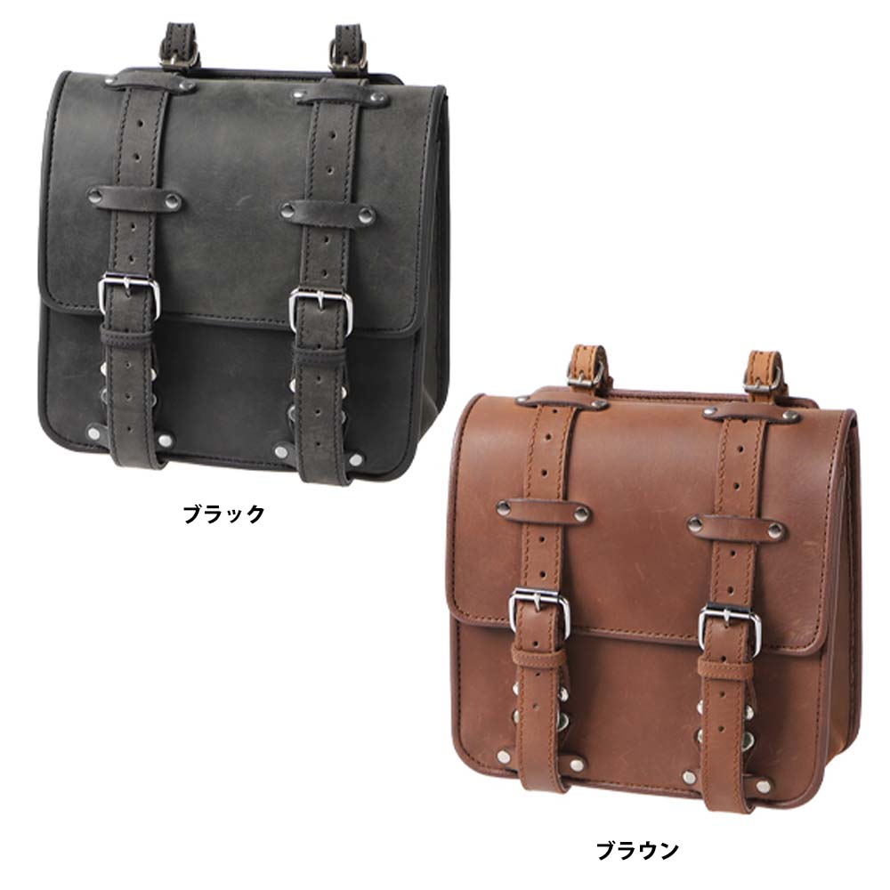 【デグナーWEB正規代理店】 デグナー SB-101A コンパクト レザーサドルバッグ シンプル LEATHER SADDLEBAG DEGNER SB-101A 21,842円
