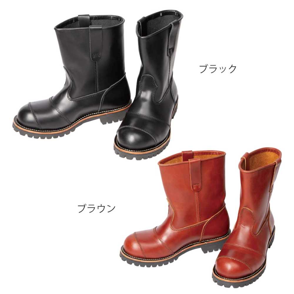 【デグナーWEB正規代理店】 デグナー HS-B16 シフトガード付 レザー プルオン ブーツ オートバイ用 ライディングシューズ バイク シューズ DEGNER HS-B16