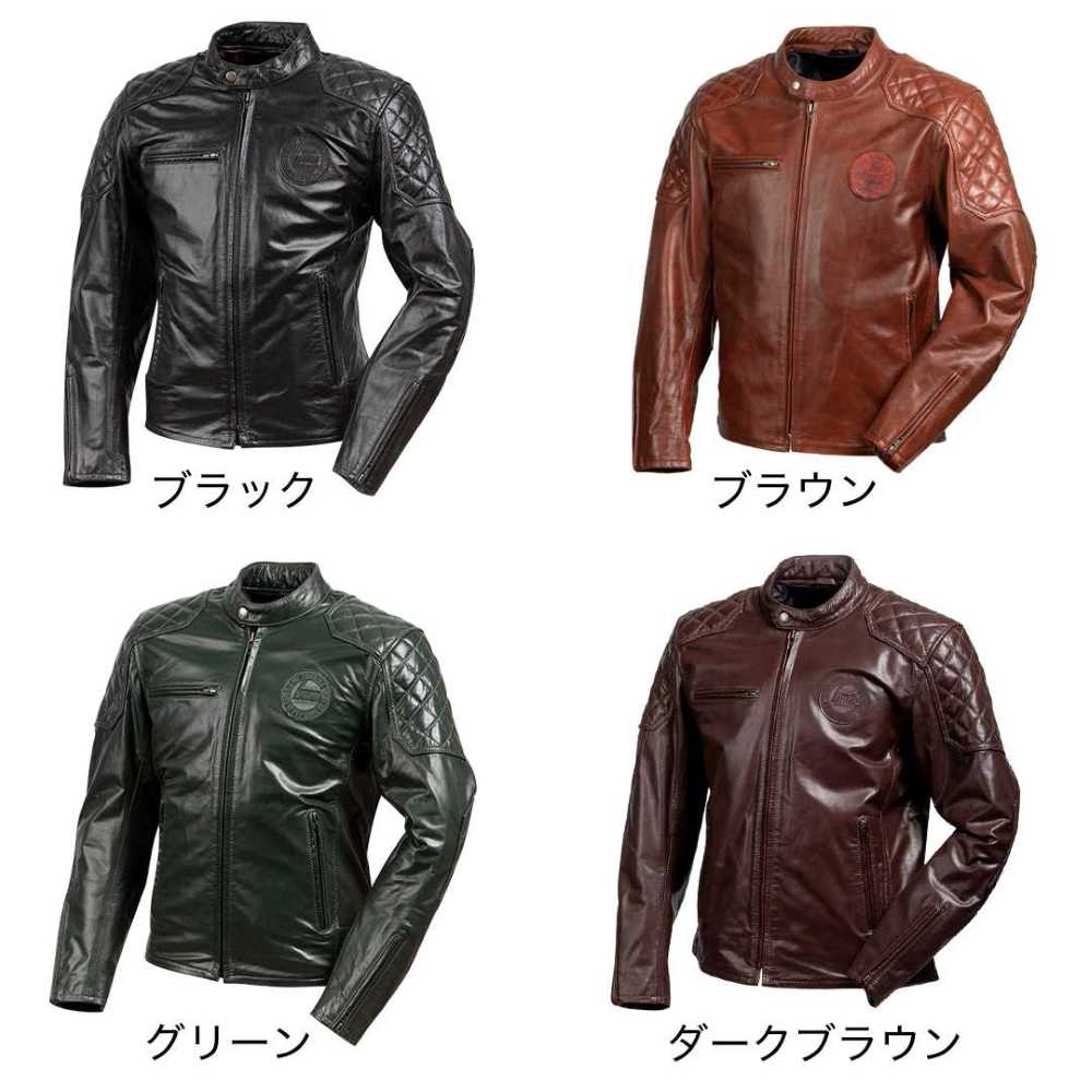 【デグナーWEB正規代理店】 デグナー 25WJ-3 レザージャケット 肩、ひじ、背中、胸プロテクター標準装備 メンズ DEGNER 25WJ-3