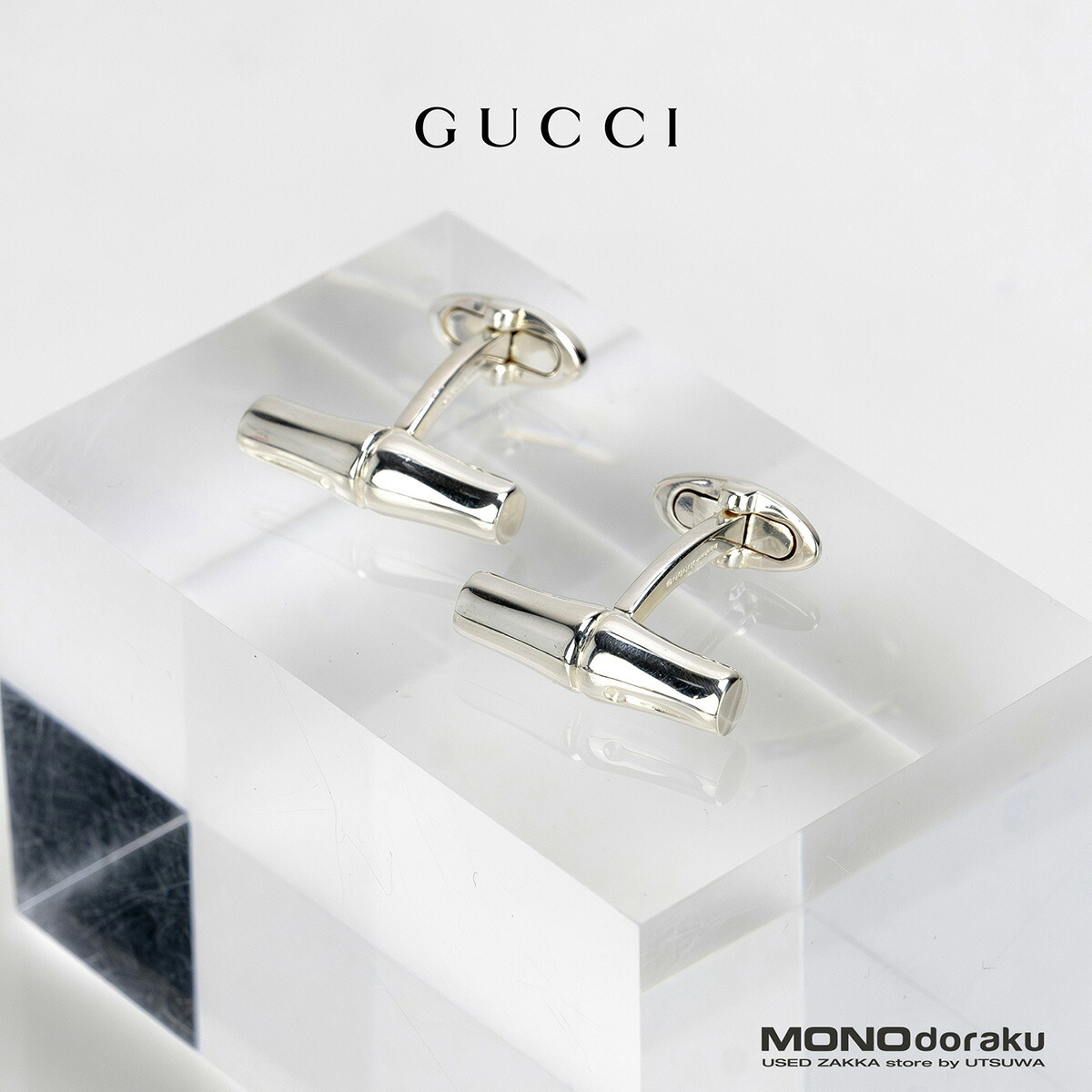 楽天市場】【ジュエリー】GUCCI グッチ カフス バンブーモチーフ SV925