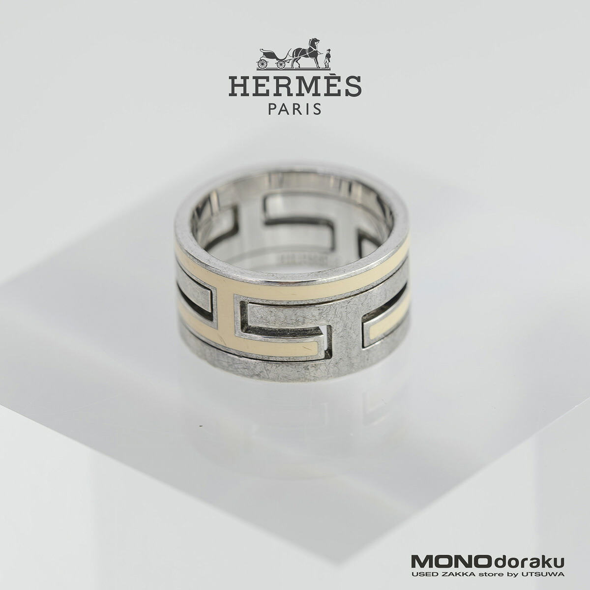 楽天市場】【ジュエリー】HERMES エルメス ムーブアッシュ リング 指輪