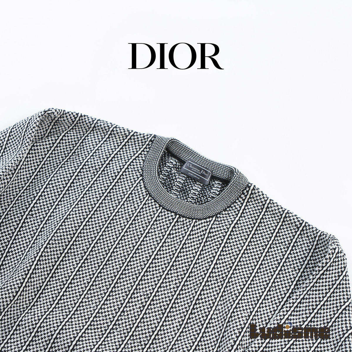 Dior ディオールオム　チェック柄セーター Sサイズ グレー 楽天市場】【在庫処分大セール！】 ディオール×デニムティアーズ