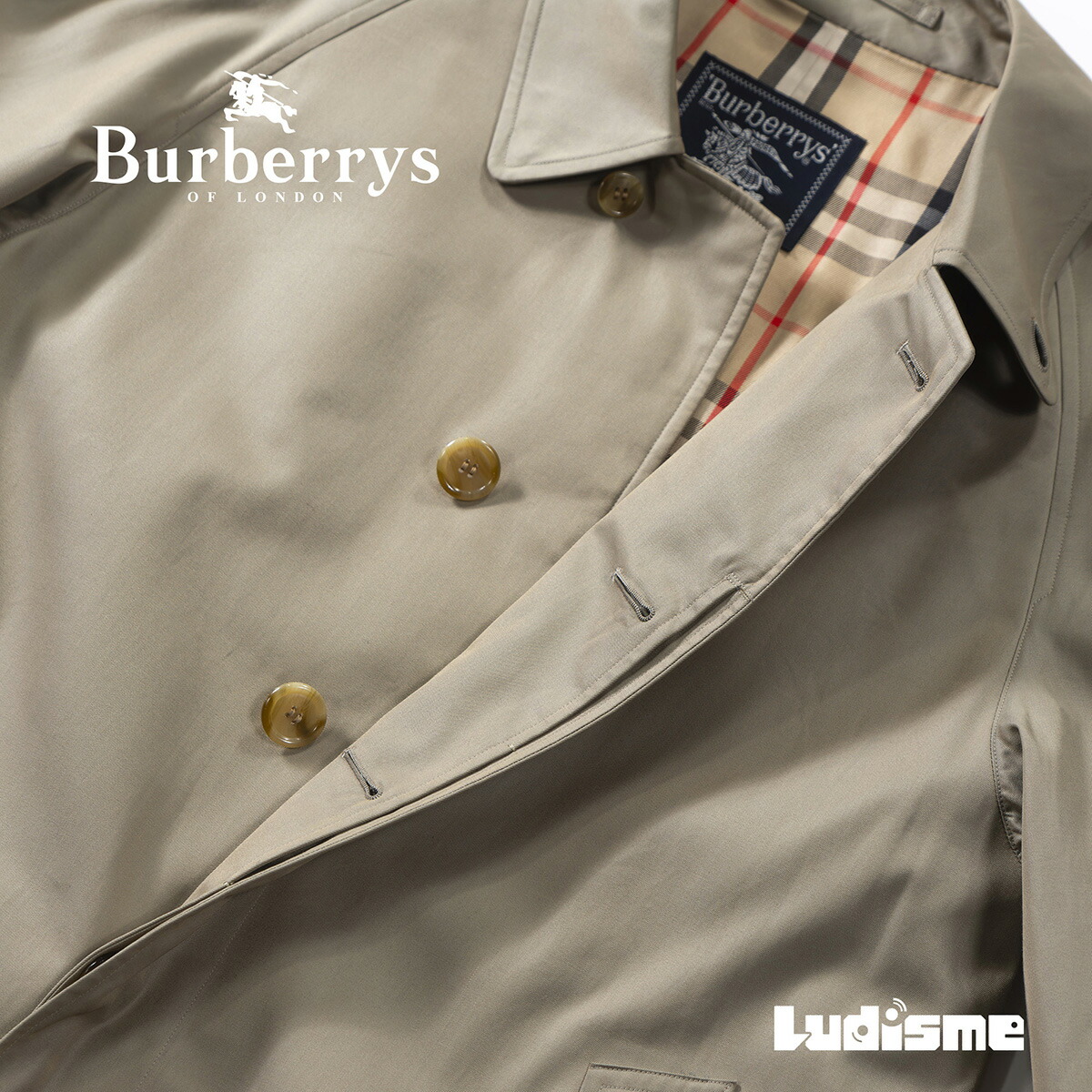楽天市場】90's ☆ Burberrys バーバリー ステンカラー コート