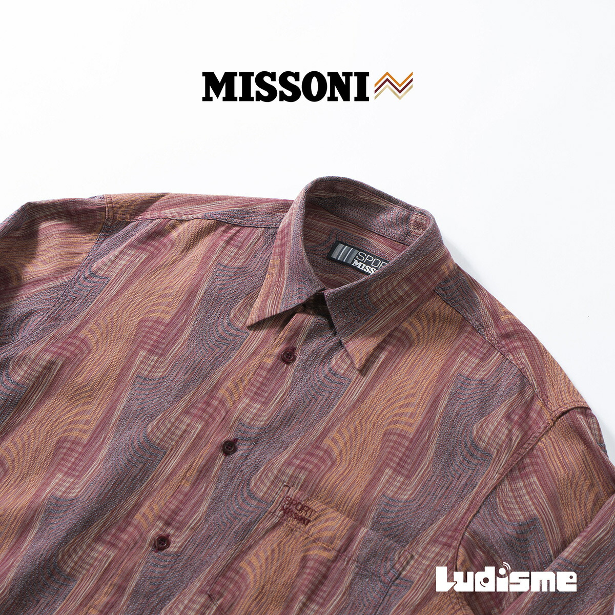 楽天市場】MISSONI ミッソーニ シャツ サイズ:50 90s 総柄 幾何