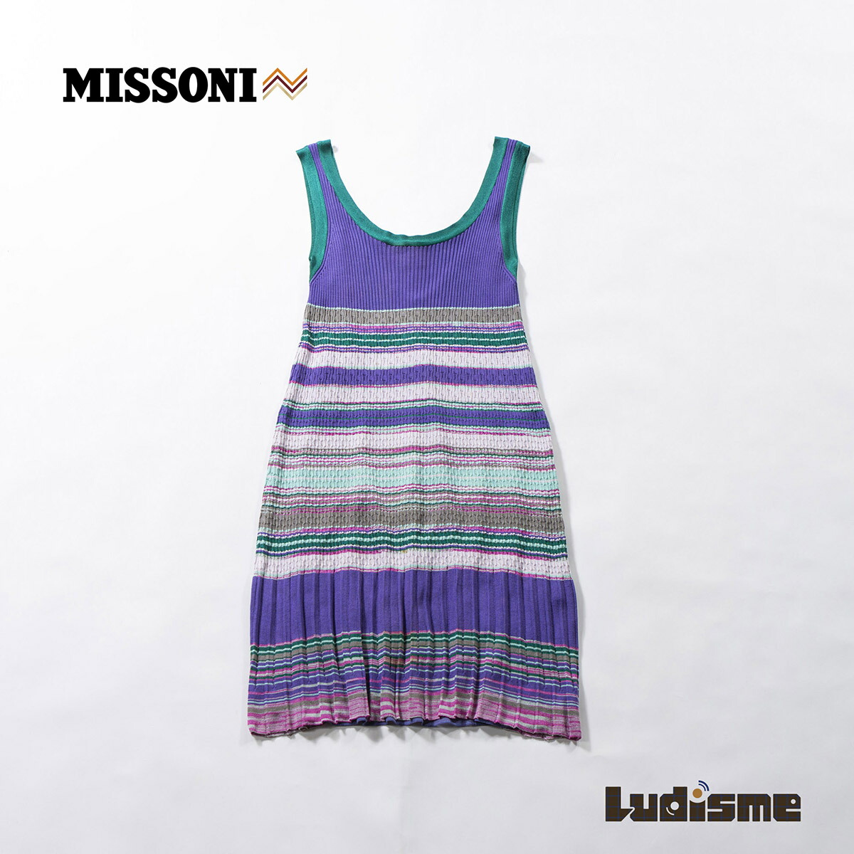 楽天市場】MISSONI ミッソーニ ワンピース 40サイズ ジグザグ