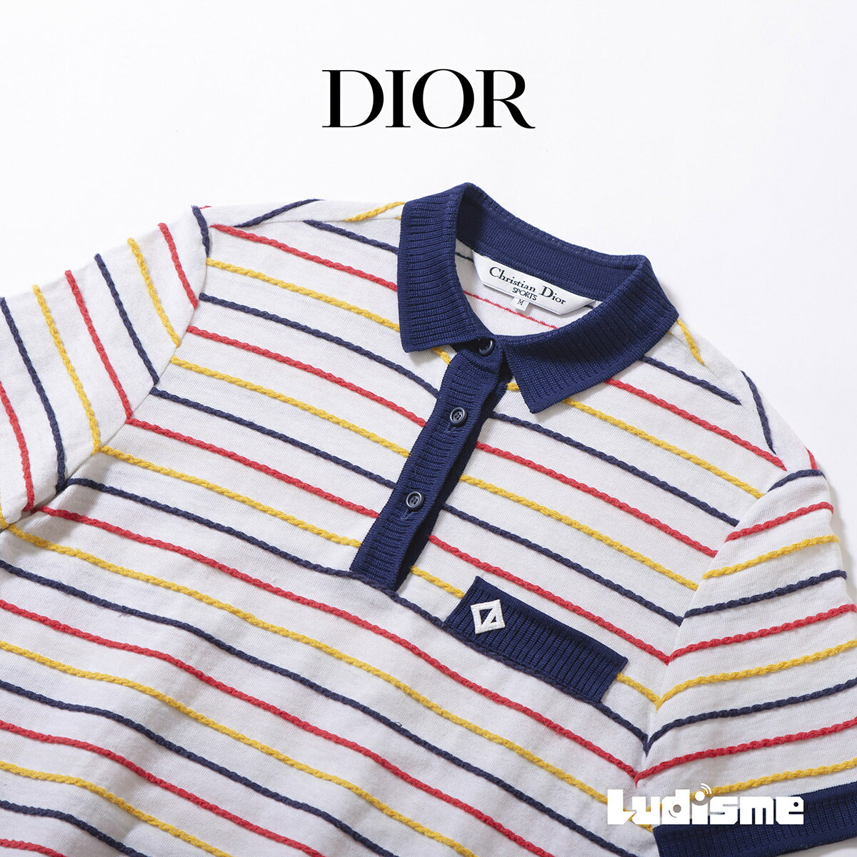 Dior ディオール CDロゴ 刺繍 ポロシャツ XL ゴルフ 半袖 大きめ Dior ディオール CDロゴ 刺繍 ポロシャツ XL ゴルフ 半袖 大きめ Dior