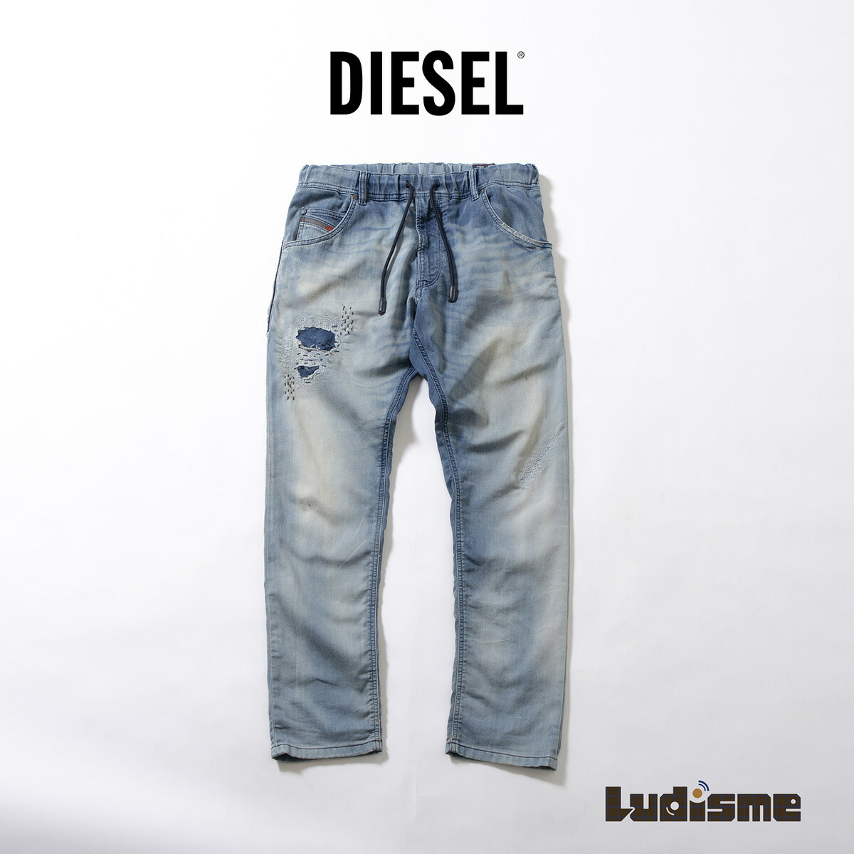 楽天市場】【DIESEL】 ディーゼル KROOLEY-X-T JOGG JEANS スウェット