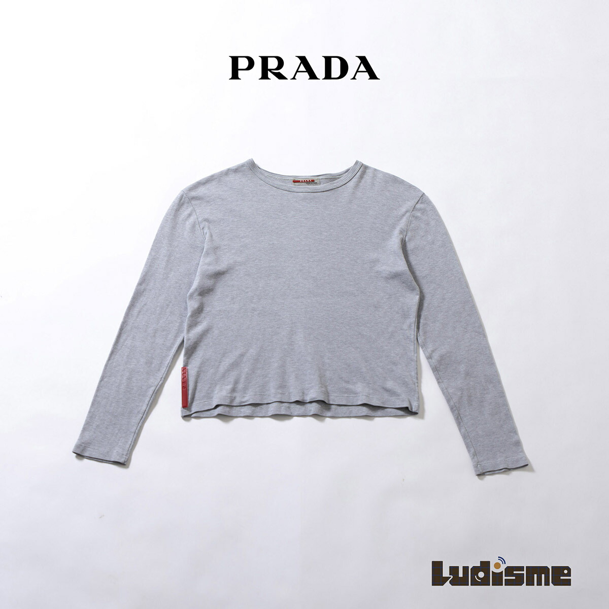 PRADA メンズ2枚セット【期間限定SALE】ホワイト 長袖カットソー　ロンT 240118-007_2.jpg