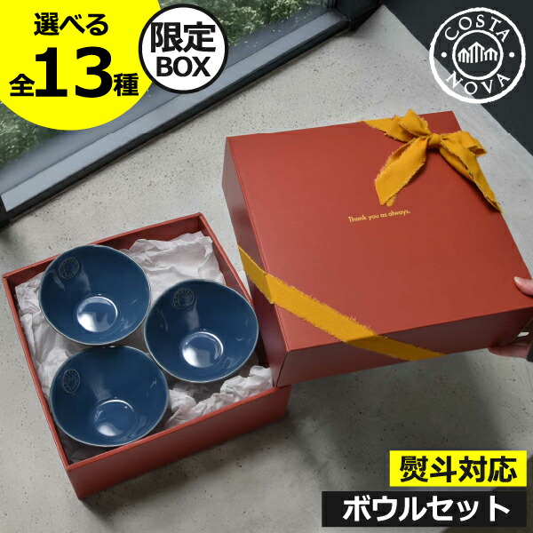 コスタノバ 食器 ギフトセット 【全13種】【当店限定ボックス】 丼 和食 どんぶり 鉢 耐熱 おうちカフェ 煮物鉢 取り皿 茶碗 深め 電子レンジ 食洗機対応 洋食器 来客用 北欧 ギフト プレゼント ボウル ミニボウル ラメキン ( COSTA NOVA コスタノバ ボウルセット )