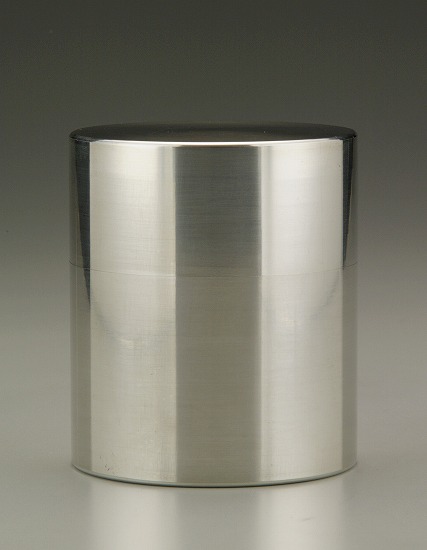 ★送料無料★【桐箱入】大阪錫器茶壷 磨 中次【2.0】※名入不可※【新茶保管 保存容器 茶壷 錫器 茶筒 酒器】オオサカスズキ おおさかすずき osakasuzuki 誕生日 プレゼント 贈り物 お祝い|伝統工芸ギフトショップ 什物堂