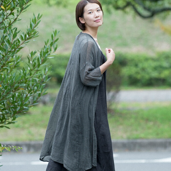 \u003cBR\u003e幡 BAN INOUE\u003cBR\u003eからみ織羽織り【石板】 バンイノウエ バン イノウエ 奈良 麻布 蚊屋 手織\u003cBR\u003e 生まれ落ちる日 差し上げ物 差し上げ物 祝い事 母の日