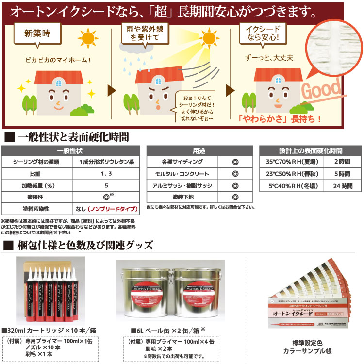 売れ筋新商品 オート化学工業 オートン超耐シーラーTF2000 6L×2缶 1