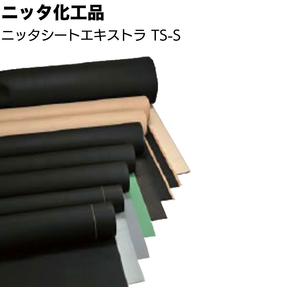 ニッタ化工品 ニッタシートエキストラ TS-S ＜1200mm幅 汎用単層シート 均質加硫ゴムシート 防水シート 業務用＞【送料無料】