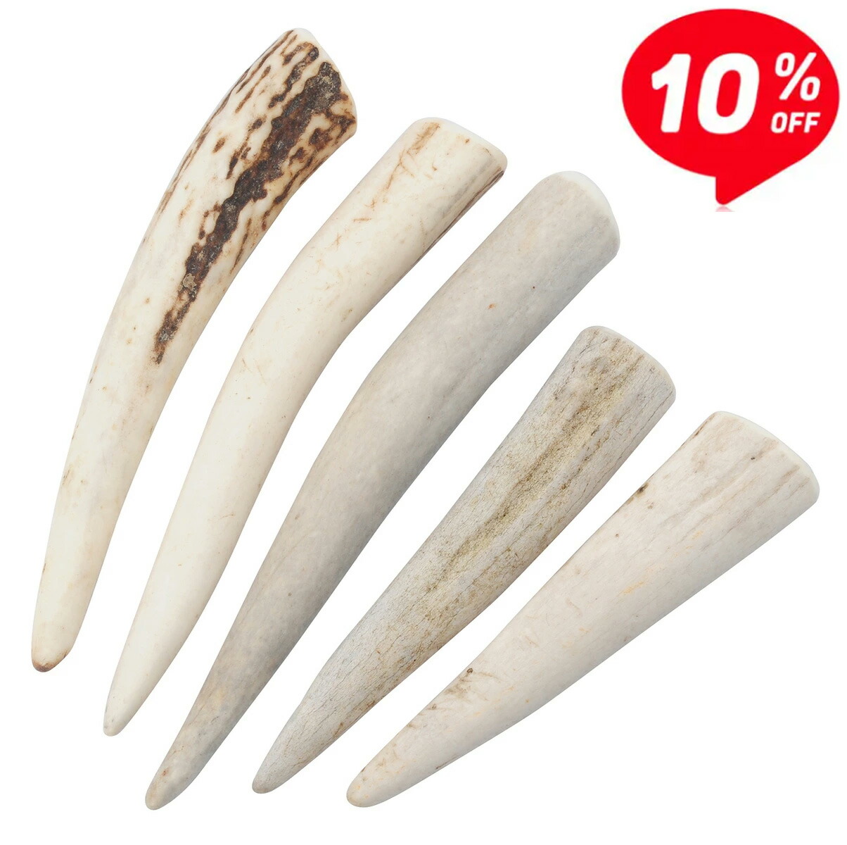 楽天市場】鹿の角 5cm前後を100g分セット アクセサリー用 パーツ