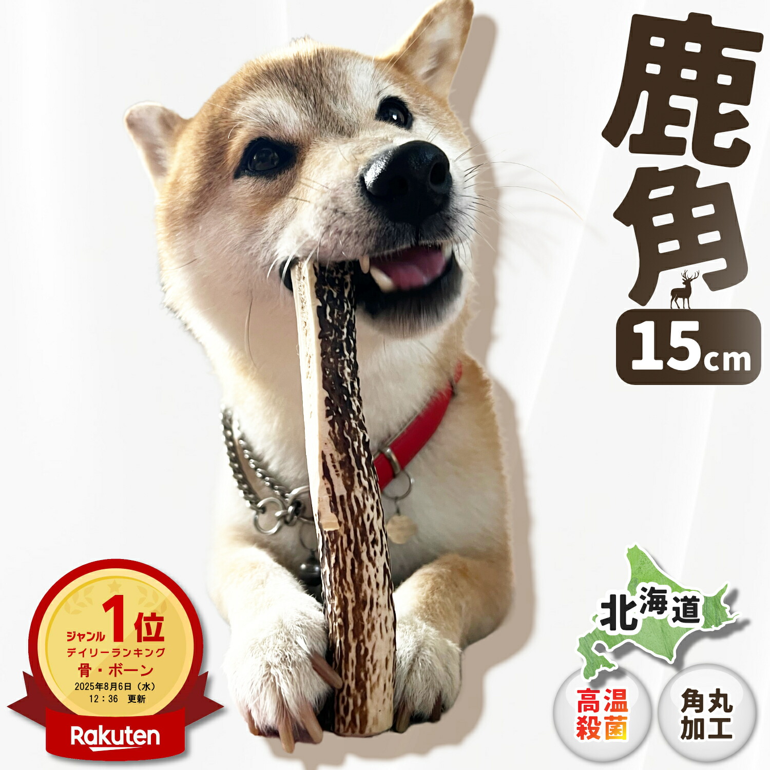 楽天市場】【 15cm 中型犬 】 鹿の角 犬 おもちゃ 犬用 しかのつの